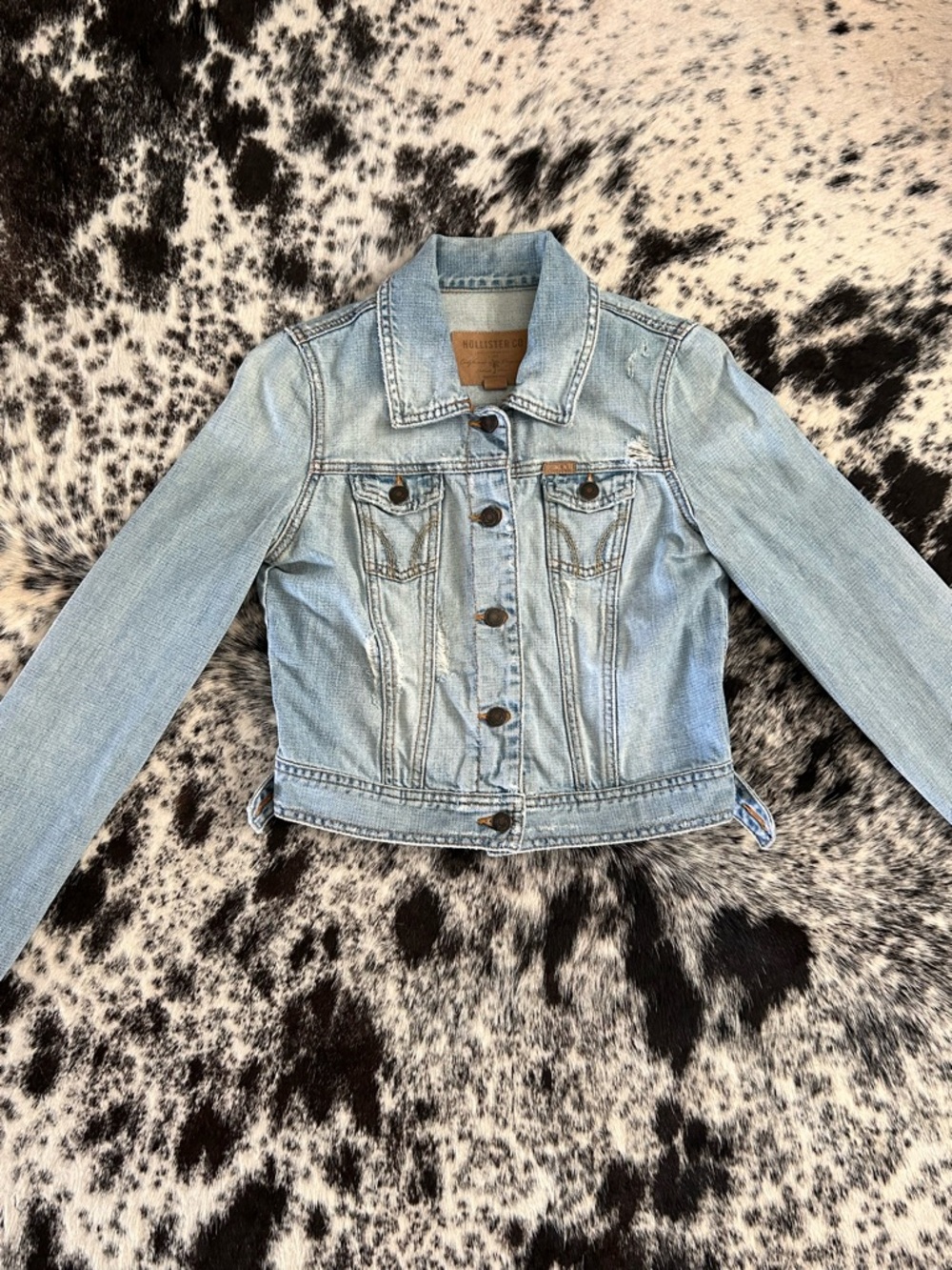 Light Wash Kids Denim Jacket - Hollister